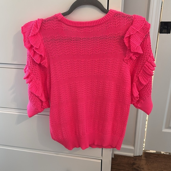 Lilly Pulitzer Hot Pink Knit Sweater - Picture 5 of 6